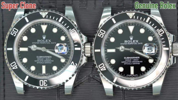 VSF Submariner 126610LN ceramic bezel numerals sharpness QC macro shot 2026