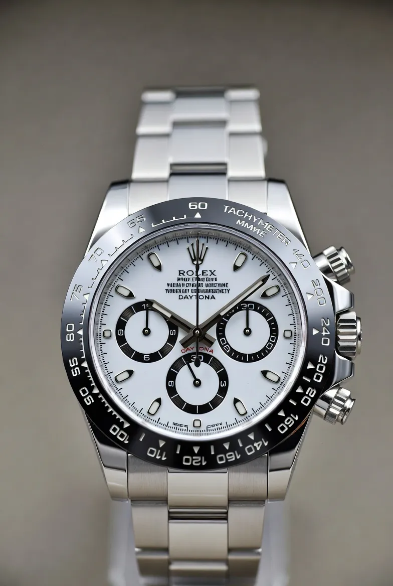 Front view of BT Factory Daytona Panda 2026 replica showing the full panda dial layout and ceramic bezel.