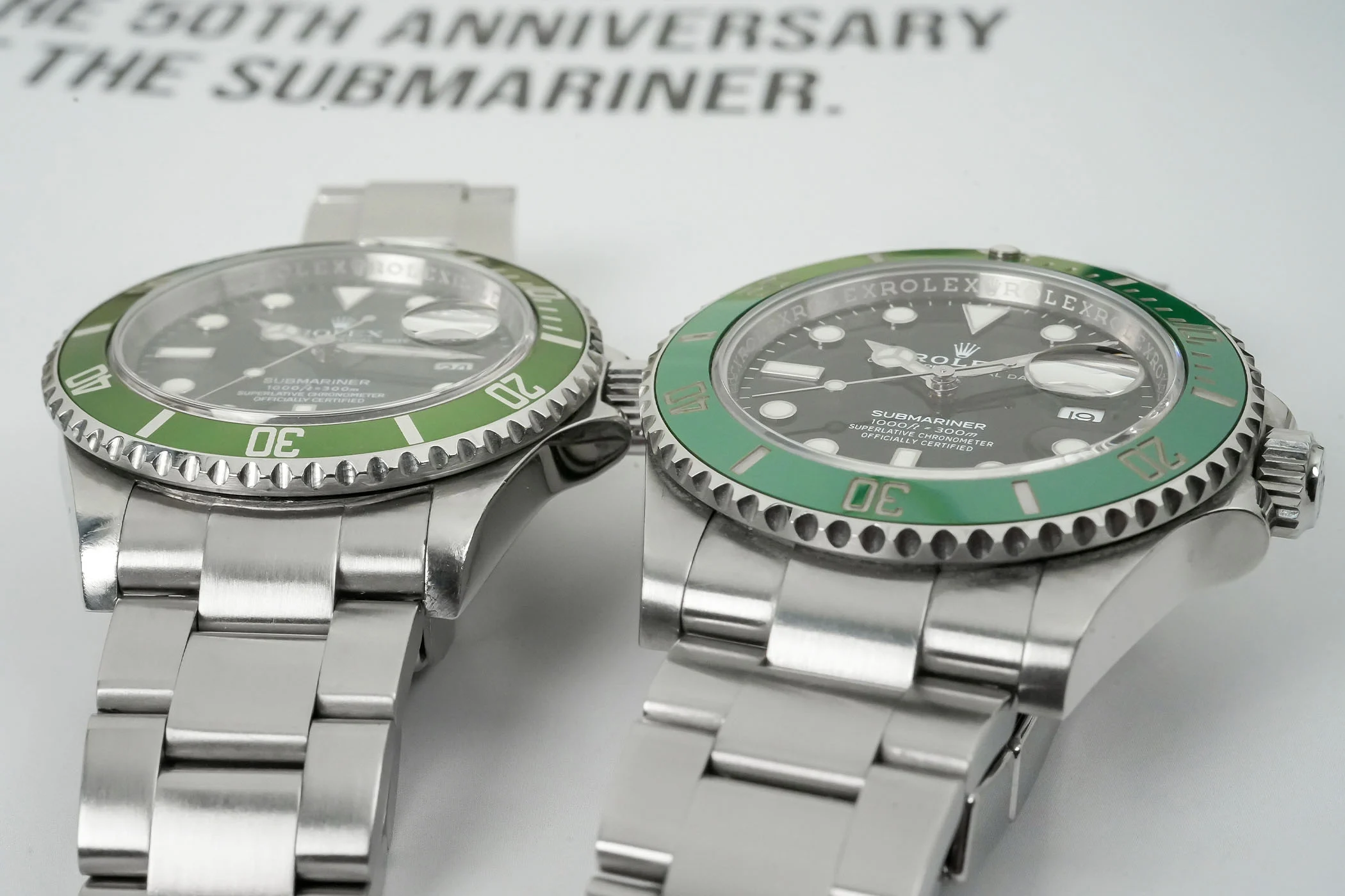 In-Depth: The Battle of Green Rolex Submariner, Kermit 16610LV vs. Starbucks 126610LV