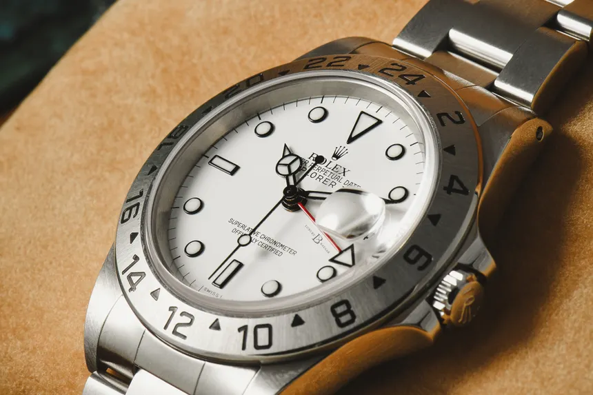 Replica Rolex Explorer II White dial
